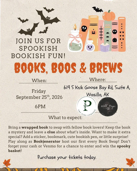 Book Swap - Books, Boos & Brews